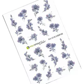 ПОЛИСФЕРА Слайдер дизайн для ногтей Акварельный на белый фон GRANDE 149