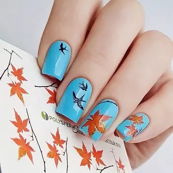 ПОЛИСФЕРА Слайдер дизайн для ногтей с глиттером Гламурный блеск 059