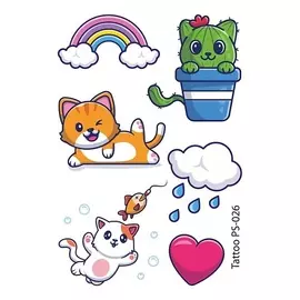 ПОЛИСФЕРА Временная переводная татуировка Tattoo PS-026