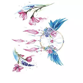 ПОЛИСФЕРА Временная переводная татуировка Tattoo PS&KG-010