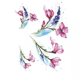 ПОЛИСФЕРА Временная переводная татуировка Tattoo PS&KG-023