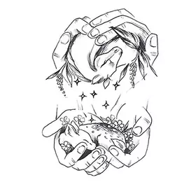 ПОЛИСФЕРА Временная переводная татуировка Tattoo PS&KG-025