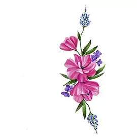 ПОЛИСФЕРА Временная переводная татуировка Tattoo PS&KG-047