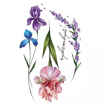 ПОЛИСФЕРА Временная переводная татуировка Tattoo PS&KG-077