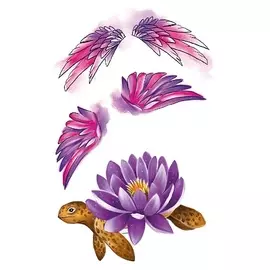 ПОЛИСФЕРА Временная переводная татуировка Tattoo PS&KG-081