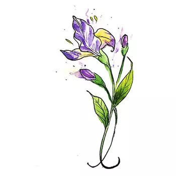 ПОЛИСФЕРА Временная переводная татуировка Tattoo PS&KG-059