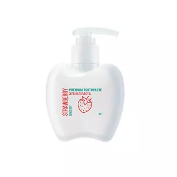 POLLY Зубная паста Premium клубника и двойная мята 160.0