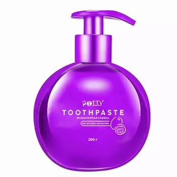 POLLY Зубная паста со вкусом маракуйи "Белоснежная улыбка" 200