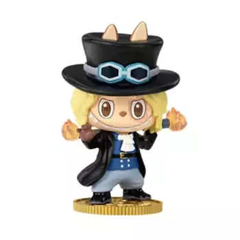 POP MART Фигурка Labubu The Monsters X One Piece Series SABO, 9см