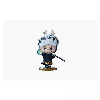 POP MART Фигурка Labubu The Monsters X One Piece Series TRAFALGAR LAW, 9см