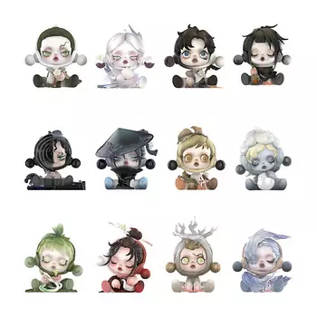 POP MART Фигурка SKULLPANDA Sp Garden Before The Ink Plum Collection - Hidden Style - Plum Blossom