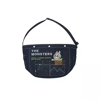 POP MART Фигурка THE MONSTERS Spring Home Collection Denim Crossbody Bag Trend Based Denim satchel
