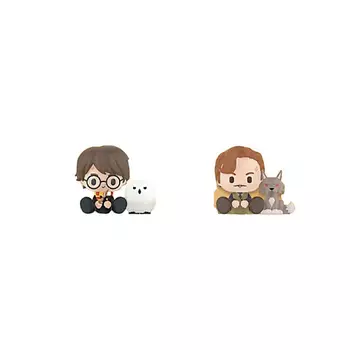 POP MART Игрушка Harry Potter Magic World Animal City Collection Harry Potter and Hedwig + Lupin,2шт
