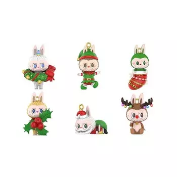 POP MART Игрушка LABUBU Christmas Series, 6шт, 9см