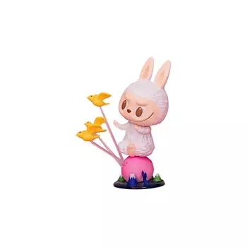 POP MART Игрушка LABUBU Fruit Elf Collection Peach, 9 см