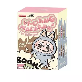 POP MART Игрушка Labubu The Monsters Exciting Macaron Single Blind Box
