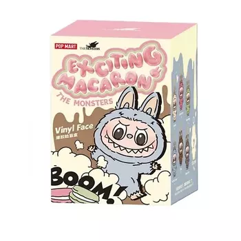 POP MART Игрушка Labubu The Monsters Exciting Macaron Single Blind Box