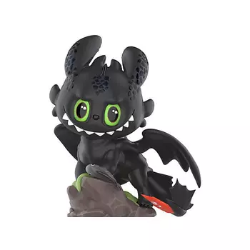 POP MART Игрушка Labubu The Monsters How To Train Your Dragon Toothless, 17см