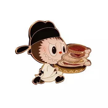POP MART Игрушка Labubu The Monsters Let's Have Fun Together Series Gourmet Feast, 4см
