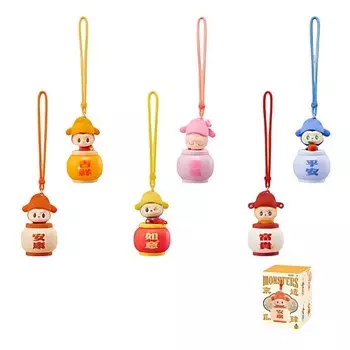 POP MART Игрушка Labubu The Monsters Let's Have Fun Together Series Wealth, 6шт, 10см