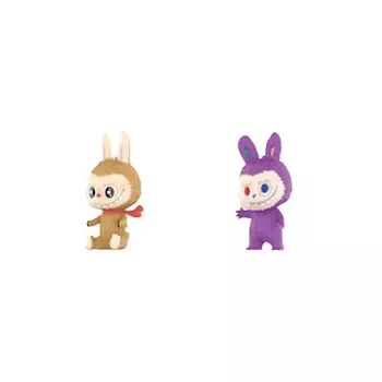 POP MART Игрушка LABUBU Toy Collection plush doll + clay doll, 15см