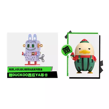 POP MART Игрушка-сюрприз LABUBU Elf Toy Collection + открытка, 15см