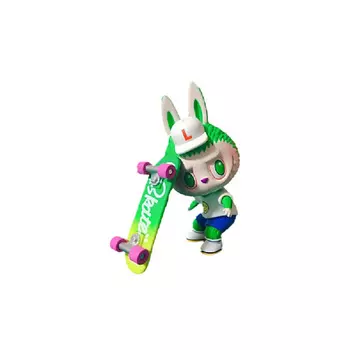 POP MART Игрушка-сюрприз LABUBU Skateboard Figure, 15 см