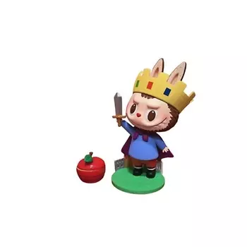 POP MART Игрушка-сюрприз LABUBU THE MONSTERS Fruit Elf Collection Apple, 9см