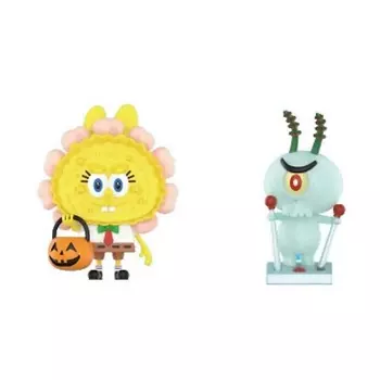 POP MART Игрушка-сюрприз The Monsters Spongebob SeriesJack-o'-lantern + ruffian boss x TYCOCO, 9 см