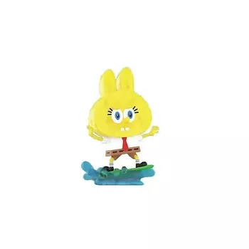 POP MART Игрушка-сюрприз The Monsters Spongebob Series The Pumpkin Figure, Surfing, 9 см