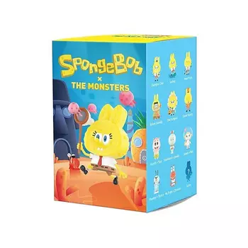 POP MART Игрушка-сюрприз The Monsters Spongebob Series The Pumpkin Figure, 9 см