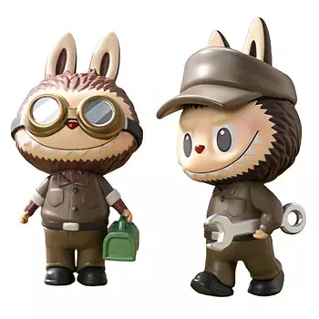 POP MART Игрушка THE MONSTERS X Hidden - Repairer, 2 шт, 15 см