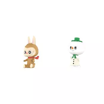 POP MART Игрушка Toy Collection plush doll + snowman, 15см