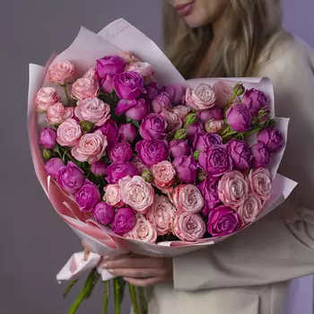 ПОВОД НАЙДЕТСЯ Букет пионовидных роз Мистерия