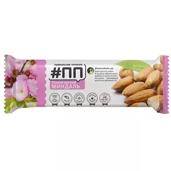 ПРАВИЛЬНОЕ ПИТАНИЕ Батончик ореховый Миндаль