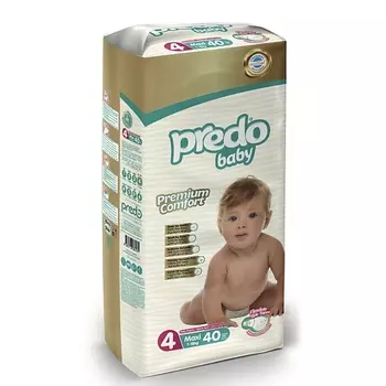 PREDO Подгузники для детей Baby Maxi № 4 (7-18 кг) 40.0