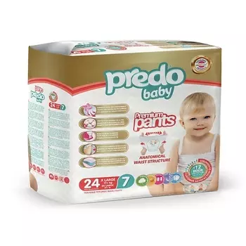 PREDO Подгузники-трусики Baby Pants 3X LARGE 24.0