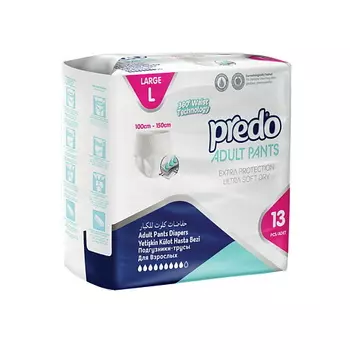 PREDO Подгузники-трусы для взрослых (L) 13.0