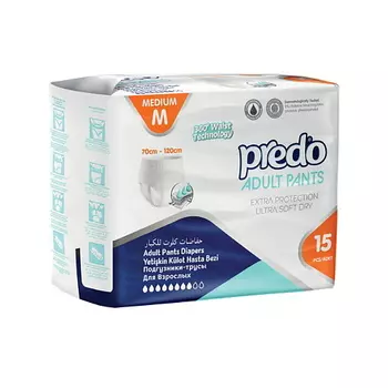 PREDO Подгузники-трусы для взрослых (M) 15.0