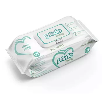 PREDO Влажные салфетки Family 120.0