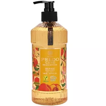 PREDO Жидкое парфюмированное мыло Персик