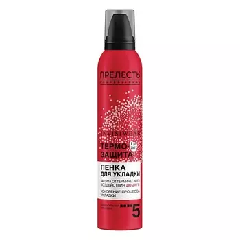 ПРЕЛЕСТЬ PROFESSIONAL Термозащитный мусс для волос Invisiwear 200.0