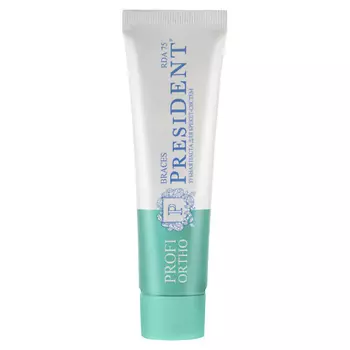 PRESIDENT Зубная паста PROFI ORTHO Braces (RDA 75) 50.0