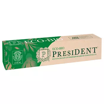 PRESIDENT Зубная паста PRESIDENT Eco-Bio