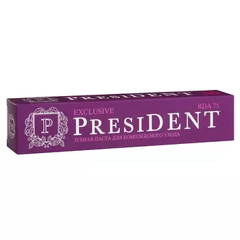 PRESIDENT Зубная паста PRESIDENT Exclusive (75 RDA)