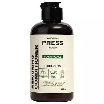 PRESS GURWITZ PERFUMERIE Бальзам для волос Botanicals безсульфатный увлажнение сухих волос 300.0