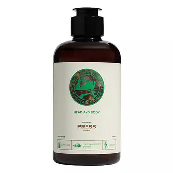 PRESS GURWITZ PERFUMERIE FEAT ARCTIC EXPLORER Шампунь-гель 2в1 для волос, тела с травами,водорослями 300.0