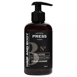 PRESS GURWITZ PERFUMERIE Шампунь-гель для душа 2 в 1 бессульфатный №3 300