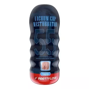 PRETTY LOVE Мастурбатор-вагина в тубе Vacuum Cup