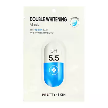 PRETTY SKIN Маска для лица с ниацинамидом и экстрактом центеллы азиатской, для сияния кожи 25.0